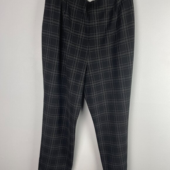 J. Jill Ponte Leggings size L Petite Black and gray Plaid - Picture 4 of 4
